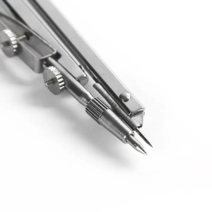 Кронциркуль металлический Calligrata, 110 мм, с рейсфедером, в пластиковом пенале