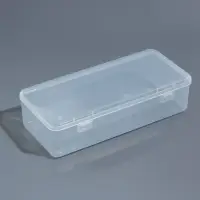 Бокс для хранения, с крышкой, 24&times;11&times;6.3 см, прозрачный