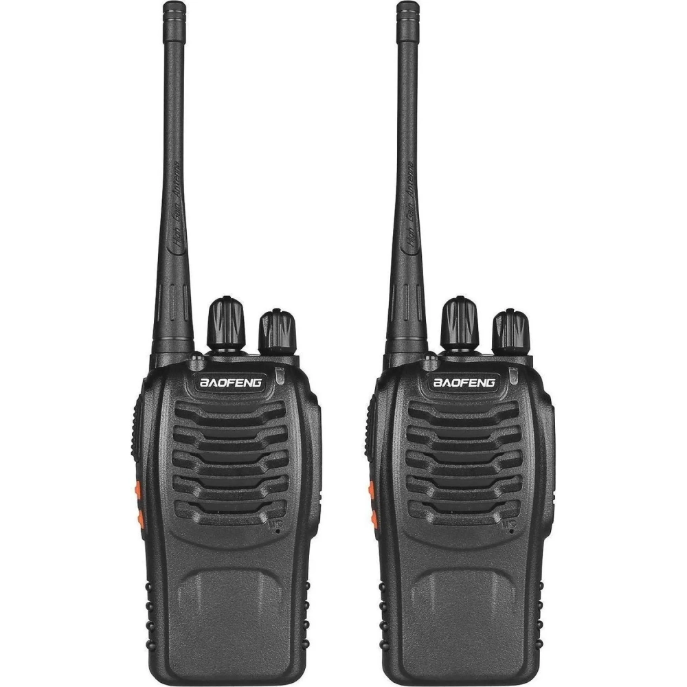 Рация BAOFENG BF-888S (5 Вт) 1500 mAh, комплект из 2-х шт