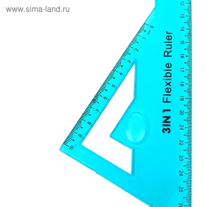 Линейка гибкая, силиконовая, 30 см, многофункциональная, МИКС Линейка гибкая, силиконовая, 30 см, многофункциональная, МИКС