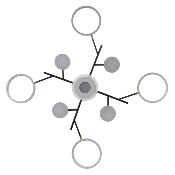 Люстра с ПДУ 2300/9WT LED 190Вт 3000-6000К белый 85х85х9 см BayerLux