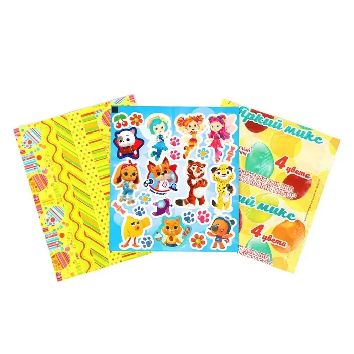 Краситель пищевой для яиц «Волшебный мир с любимыми героями», Пасха, 50 шт. Краситель пищевой для яиц «Волшебный мир с любимыми героями», Пасха, 50 шт.