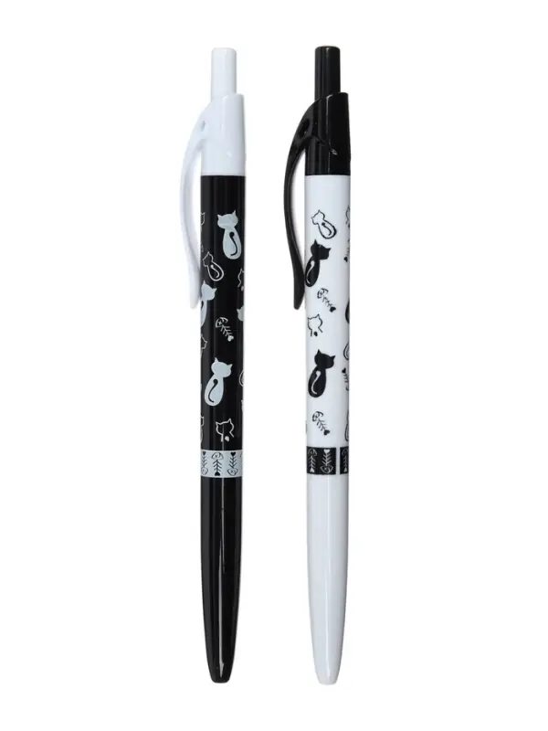 Ручка шариковая &laquo;Кошки&raquo;, автоматическая, синий стержень, узел 0.5 мм, корпус с рисунком, МИКС