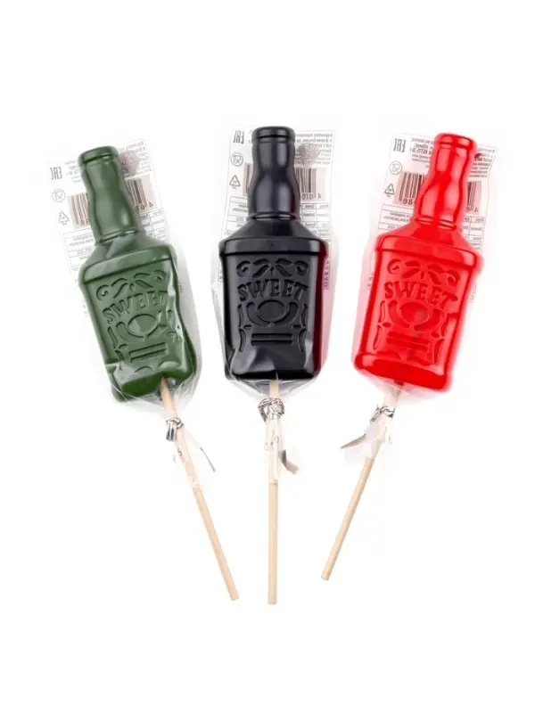 Карамель леденцовая &laquo;Бутылочка&raquo; на палочке, 30 г