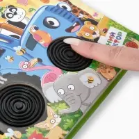 Тактильная книжка "Дружный зоопарк", Синий трактор Тактильная книжка "Дружный зоопарк", Синий трактор