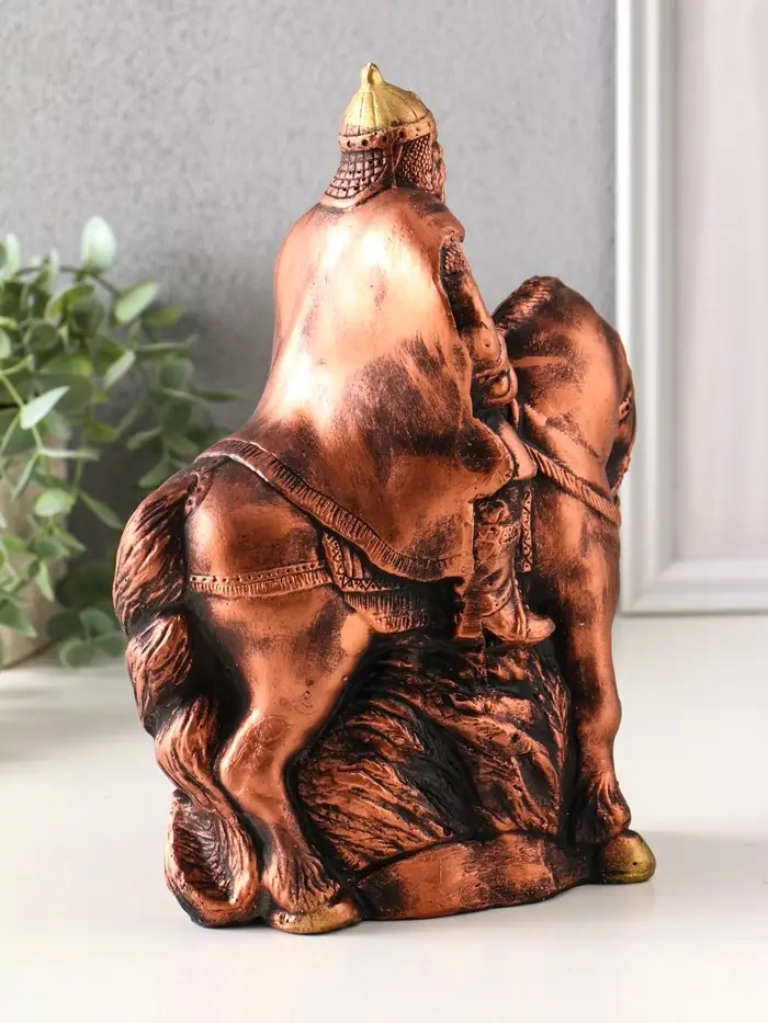 Фигура гипс «Всадник на лошади с мечом», 25×19×11 см Фигура гипс «Всадник на лошади с мечом», 25×19×11 см