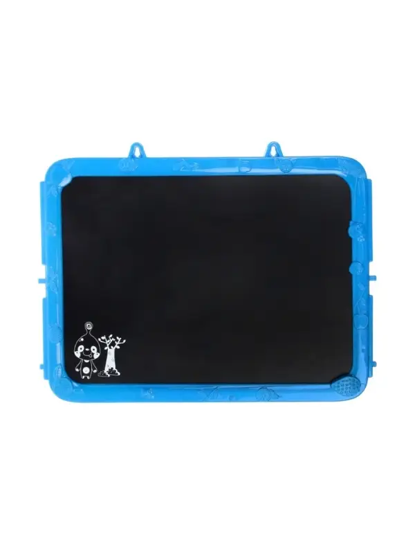 Доска магнитная двухсторонняя, под маркер и мел на подставках (мел, маркер, магниты), МИКС