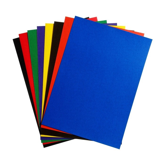 Картон цветной А4, 16 листов, 8 цветов Мульти-Пульти, немелованный