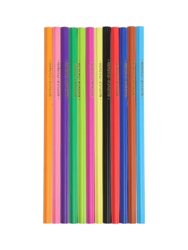 Карандаши цветные &laquo;Мульти-Пульти. Цветочек&raquo;, 12 цветов, незаточенные, фигурный корпус