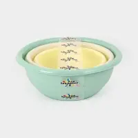 Набор мисок SparkPlast, 3 шт.: 1.2 л; 2.1 л; 3.2 л, пластик, МИКС