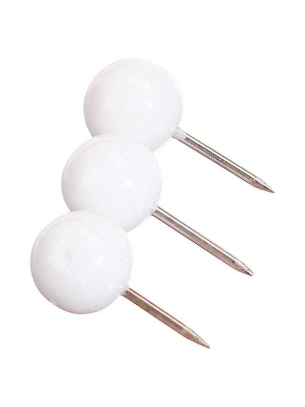 Кнопки силовые «Шарики белые», 140 штук, TOP Calligrata