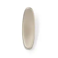Крючок мебельный CAPPIO PLATE, однорожковый, цвет матовый никель