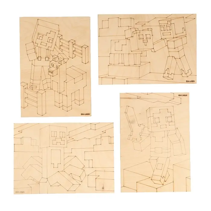 Доски для выжигания &laquo;Игровой мир&raquo;