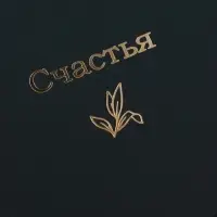 Конверт подарочный &laquo;Счастья&raquo;, софт тач, тиснение, 19&times;9 см