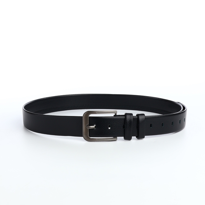 Ремень мужской, ширина 4 см, пряжка металл, цвет чёрный Ремень мужской, ширина 4 см, пряжка металл, цвет чёрный