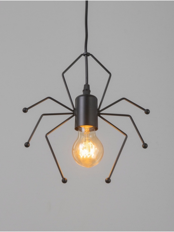 Светильник Spider 1х40Вт Е27 черный 20х20х8см Светильник Spider 1х40Вт Е27 черный 20х20х8см