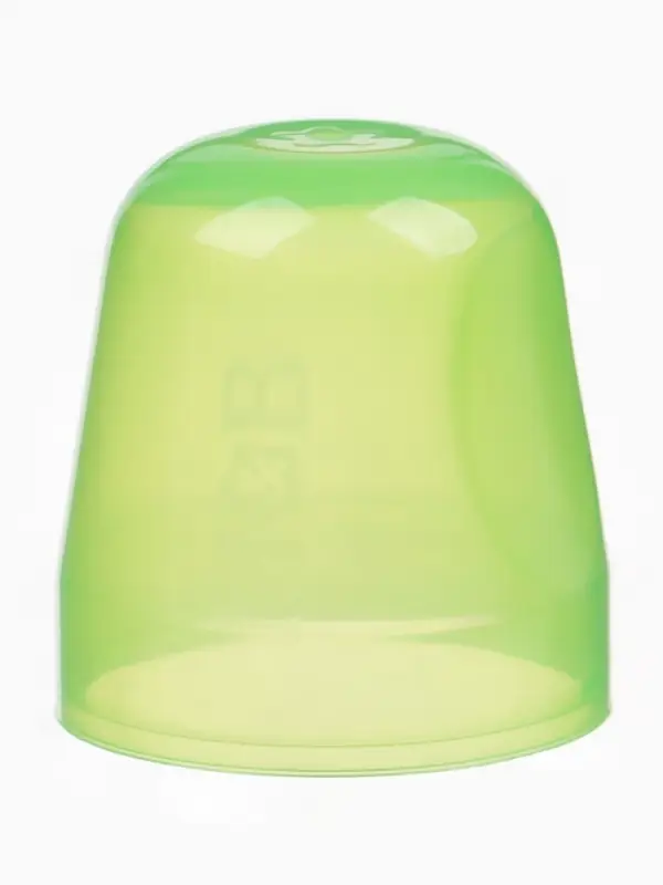 Бутылочка для кормления M&B, классическое горло, с ручками, от 0 мес., 150 мл., приталенная, зелёный