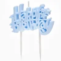 Свеча для торта «Happy Birthday» 8,5 х 5 см Свеча для торта «Happy Birthday» 8,5 х 5 см