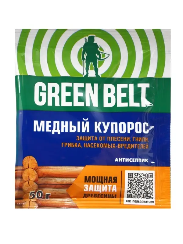 Средство антисептическое от плесени и гнилей Медный купорос 50 г