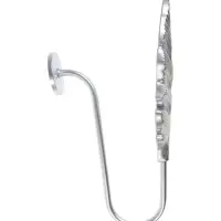 Крючок для штор CAPPIO KS041, цвет серебро с золотом, набор 2 шт Крючок для штор CAPPIO KS041, цвет серебро с золотом, набор 2 шт