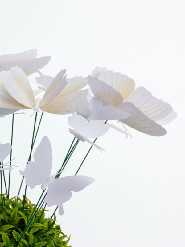 Набор штекеров "Бабочки" белые, в наборе 5/5/10 шт, 12х8х4,5см