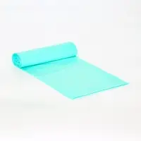 Мешки для мусора в рулоне ПСД 60 л, бирюзовые, 18 мкм 10 шт. 58&times;62 см