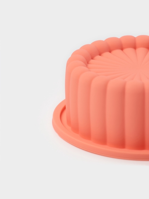 Форма для выпечки Доляна «Савоярди», силикон, 3 ячейки, 22×19×4 см, персиковая Форма для выпечки Доляна «Савоярди», силикон, 3 ячейки, 22×19×4 см, персиковая