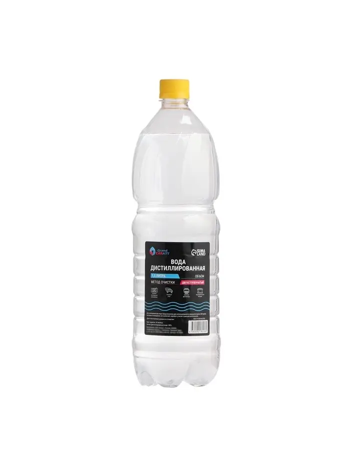 Вода дистиллированная Grand Caratt, 1.5 л