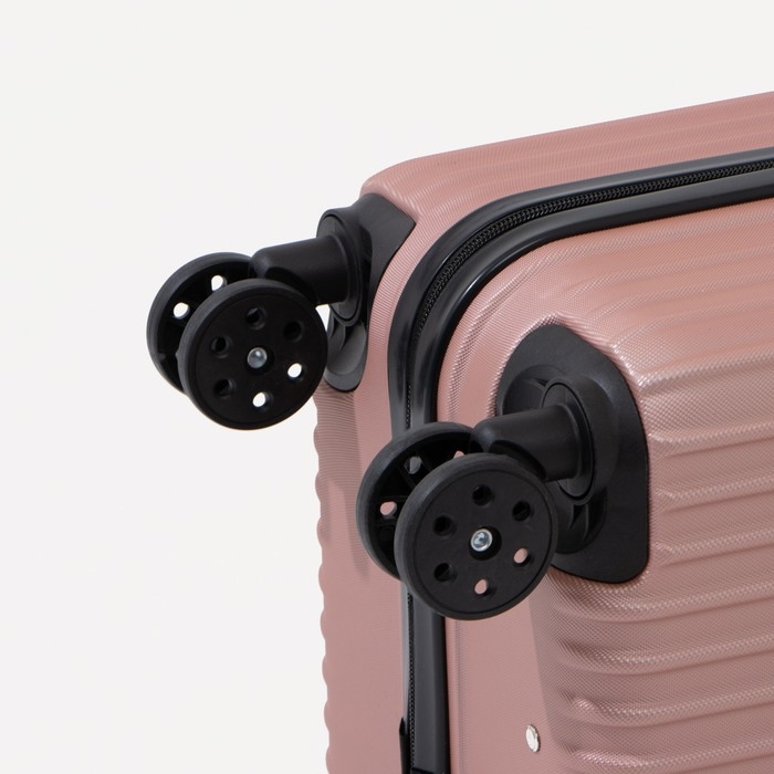 Чемодан средний 60 л (M), отдел на молнии, кодовый замок, цвет розовый Чемодан средний 60 л (M), отдел на молнии, кодовый замок, цвет розовый