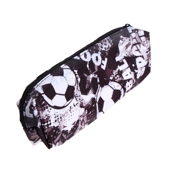 Пенал школьный на молнии Пенал школьный на молнии "Футбол", МИКС