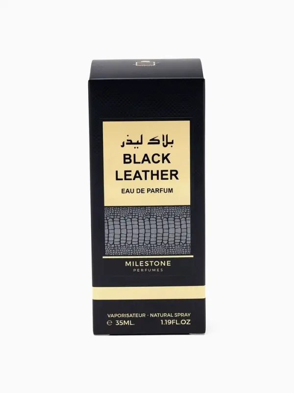 Парфюмерная вода унисекс Milestone BLACK LEATHER, 35 мл (по мотивам Tom Ford Black Lacquer)
