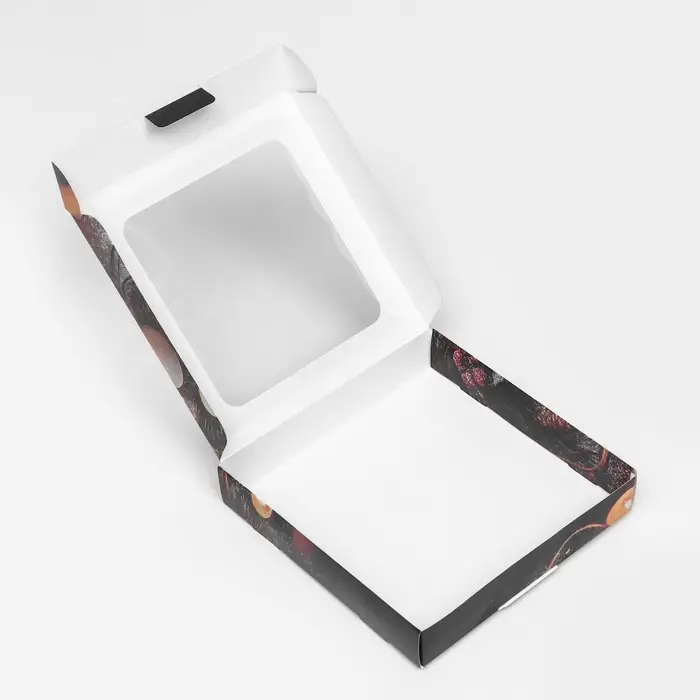 Коробка самосборная «Новогодние подарки», 16×16×3 см