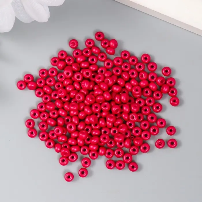 Бисер стекло 6/0  Бисер стекло 6/0 "Рубиновое вино" 15 гр