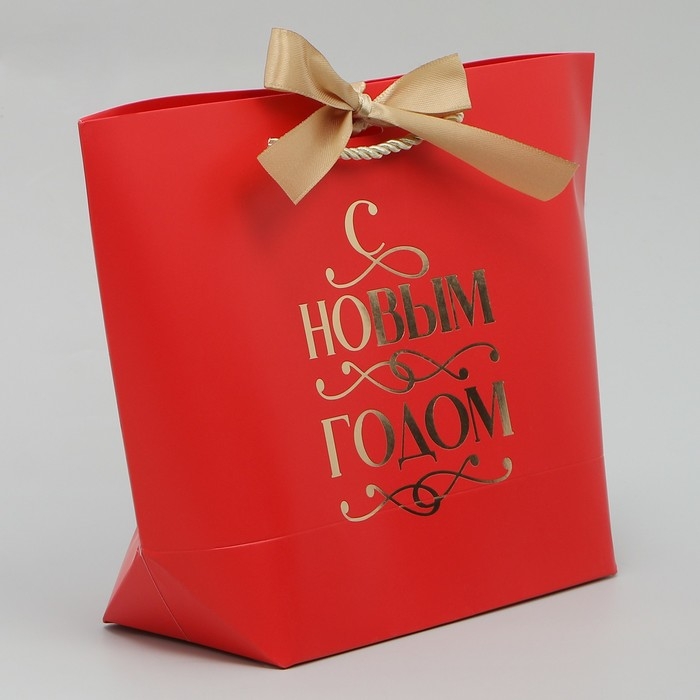 Пакет подарочный новогодний «Новогодние праздники», 19 х 20 х 9 см, Новый год Пакет подарочный новогодний «Новогодние праздники», 19 х 20 х 9 см, Новый год