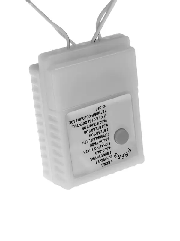 Ёлка светодиодная &laquo;Белоснежная&raquo; 90 см, диаметр нижнего яруса 45 см, 8 веток, 8 режимов, свечение белое