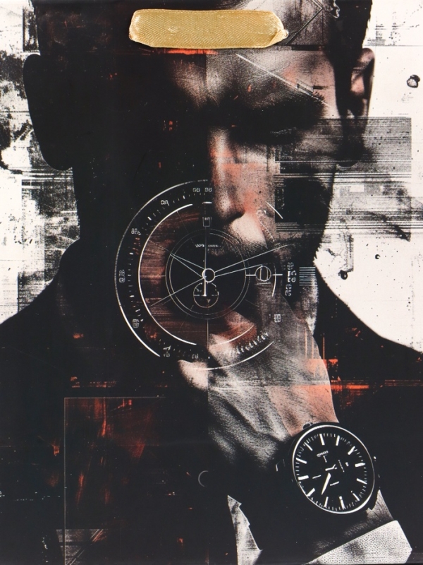 Пакет подарочный вертикальный «Time», MS 18 х 23 х10 см