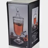 Диспенсер для напитков Magistro &laquo;Восторг&raquo;, 3 л, 17&times;17&times;47 см, стекло