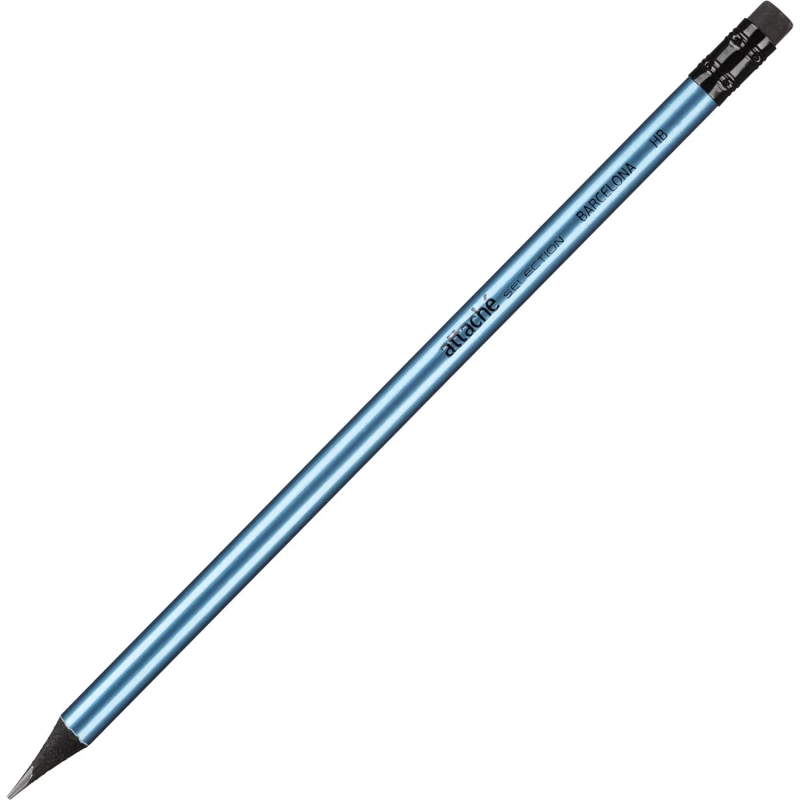 Карандаш чернографитный Barсelona, HB,с ласт