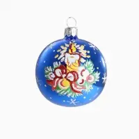 Ёлочные шары &laquo;Рождественские&raquo;, d=6 см, набор 5 шт., МИКС