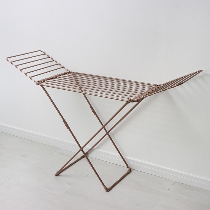 Сушилка для белья напольная, рабочая длина 18 м, цвет розовое золото Сушилка для белья напольная, рабочая длина 18 м, цвет розовое золото