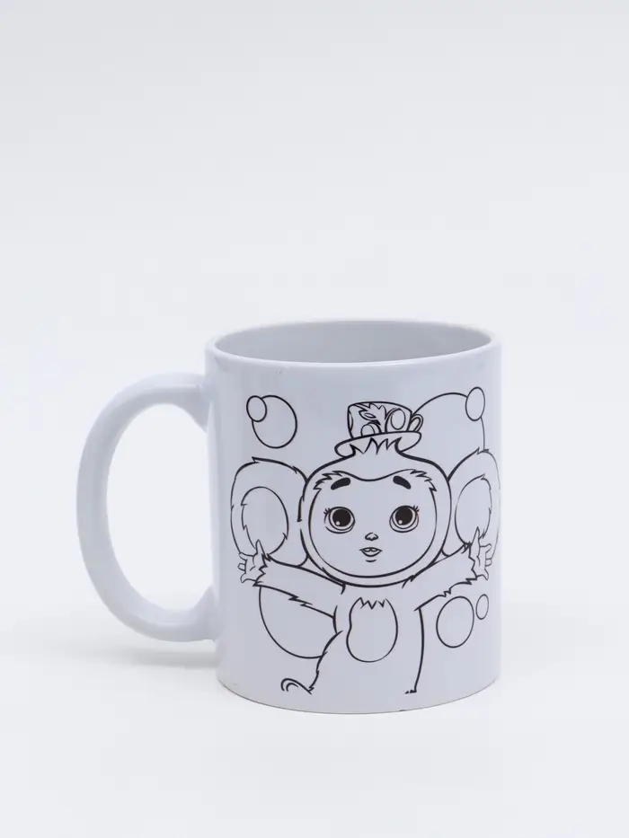 Набор кружка под раскраску "Апельсиновое чаепитие", 320 мл