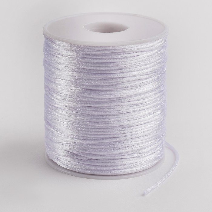 Шнур нейлоновый на бобине d=2 мм, L=100 м, цвет белый Шнур нейлоновый на бобине d=2 мм, L=100 м, цвет белый