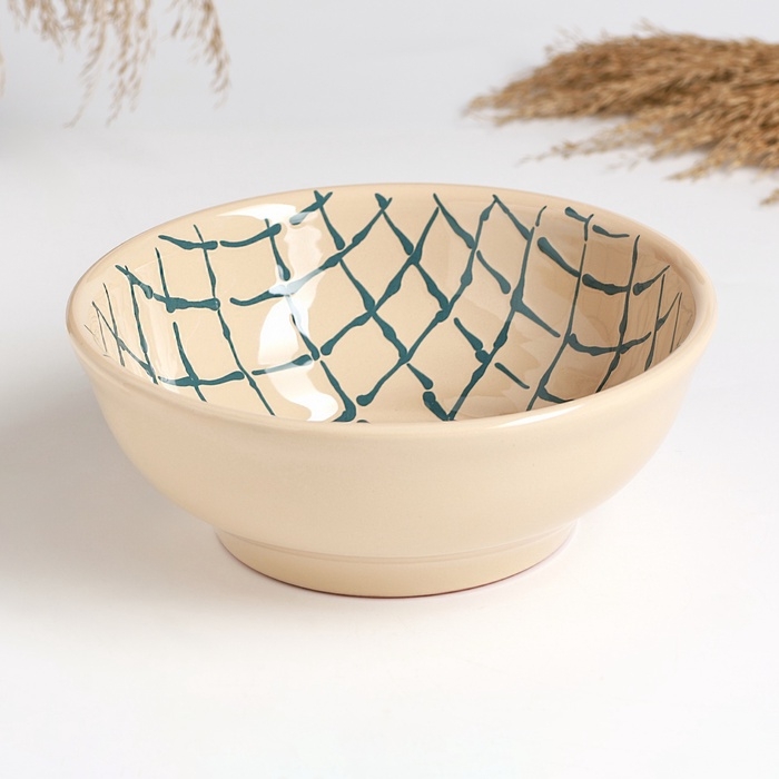 Миска большая  Миска большая "Псковская" 0,8л / 7,3х18,5см, классика