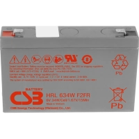 Батарея для ИБП CSB серия HRL, HRL634W F2 FR CSB, 6В/8.5Ач