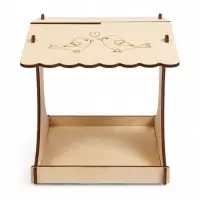 Кормушка для птиц хдф  х  х  см, Разобранная, "Синичник" "Greengo" Кормушка для птиц хдф  х  х  см, Разобранная, "Синичник" "Greengo"