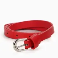 Ремень женский, пряжка металл, 1 прокол, 1.4&times;105 см, красный