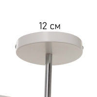Люстра "Айрис" 2хЕ27 40Вт бело-хромовый 45х26х27 см BayerLux