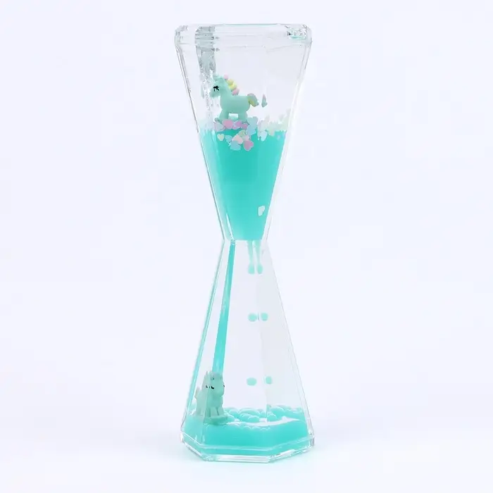 Часы гелиевые, антистресс, 17&times;5.5 см, зелёные