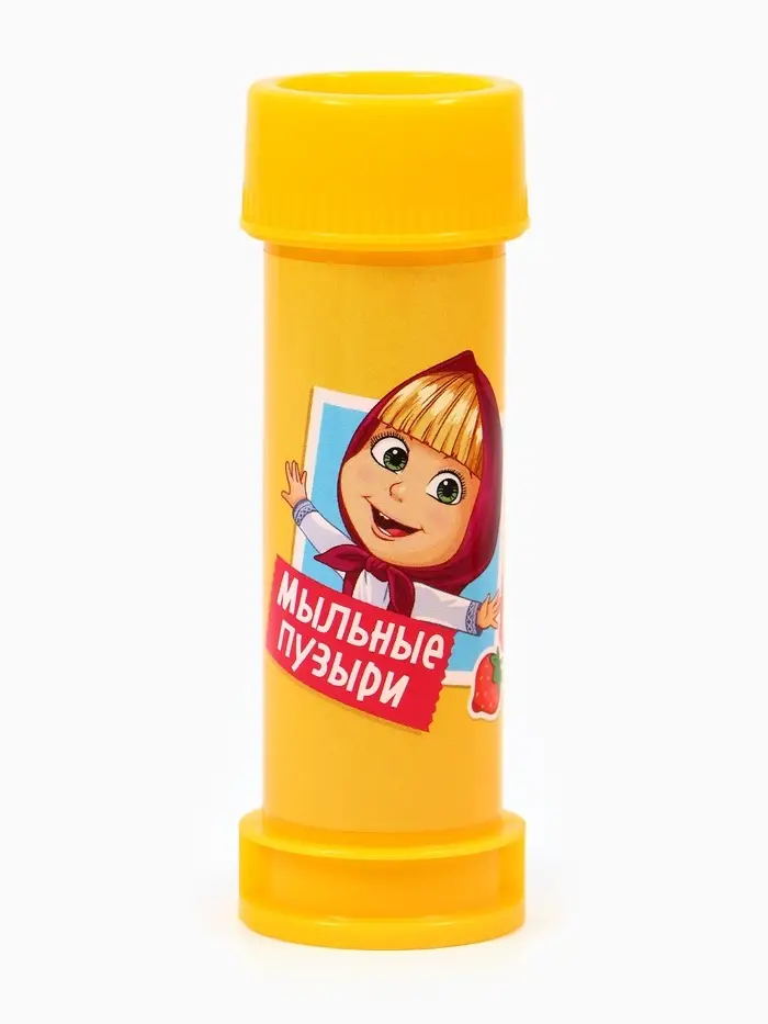 Набор мыльных пузырей 3 штуки, 45 мл, Маша и Медведь