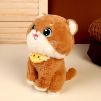 Мягкая игрушка «Кот», размер 21 см, цвет бежевый